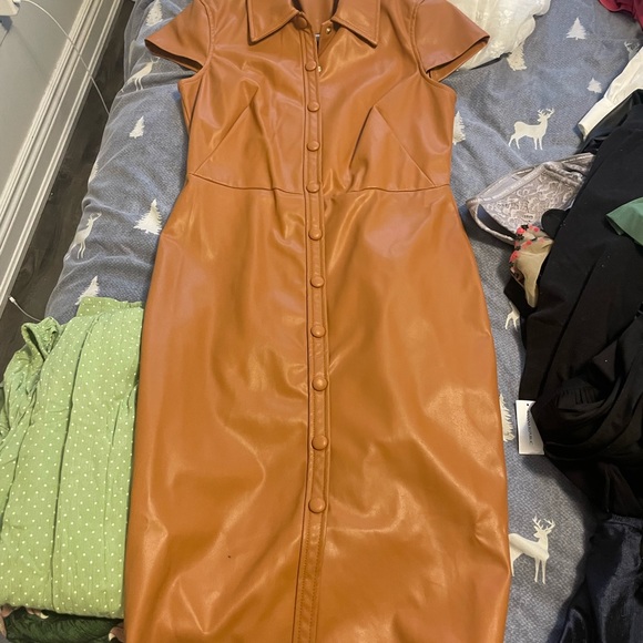 Leather dresses banana republic and ck - Picture 5 of 8